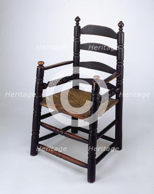 Armchair, 1670/1700. Creator: Unknown.