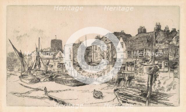 The 'Adam and Eve', Old Chelsea, 1878. Creator: James Abbott McNeill Whistler.