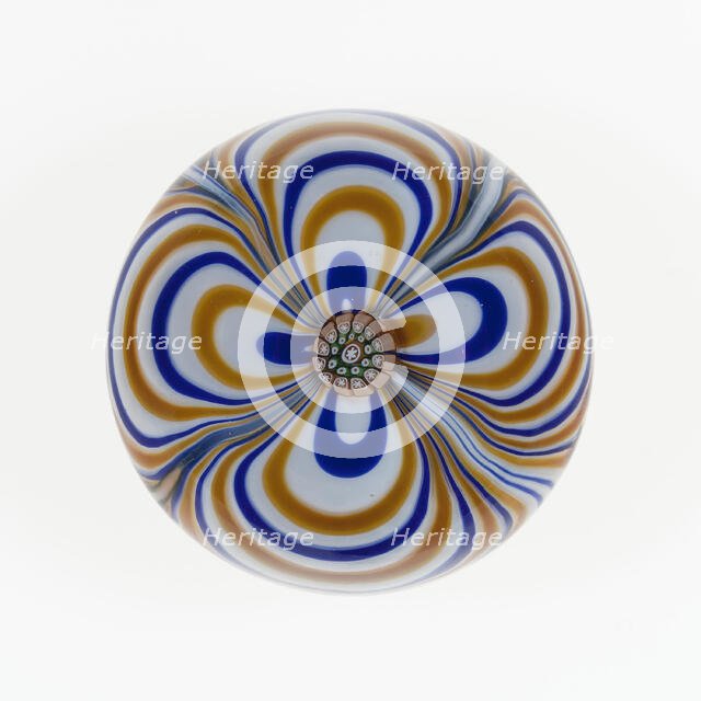 Paperweight, France, c. 1845-60. Creator: Saint-Louis Glassworks.