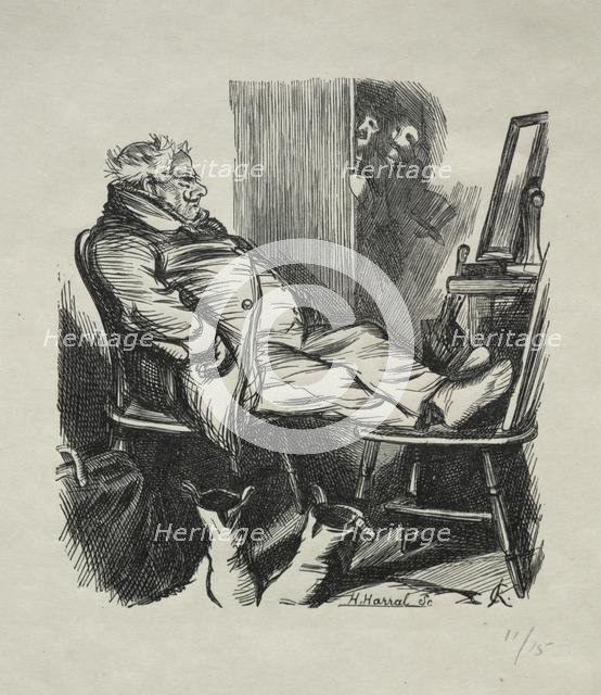 How I Lost My Whiskers, 1866. Creator: Charles Samuel Keene (British, 1823-1891).