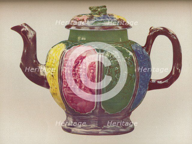 'An Octagonal Salt-Glaze Teapot', c1770. Artist: Unknown.
