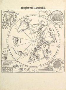The Celestial Globe-Southern Hemisphere, 1515. Creator: Albrecht Durer.