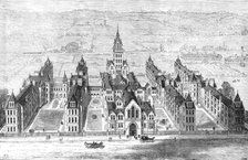 The Marylebone Infirmary, Notting-Hill, opened by the Prince and Princess of Wales, 1881. Creator: Crane.