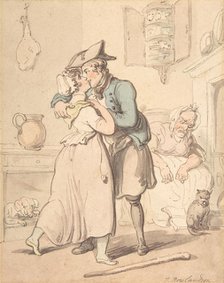 The Sailor's Return from Active Service, 1780-1827. Creator: Thomas Rowlandson.