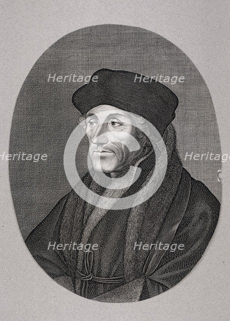 Desiderius Erasmus, c1750. Artist: Anon