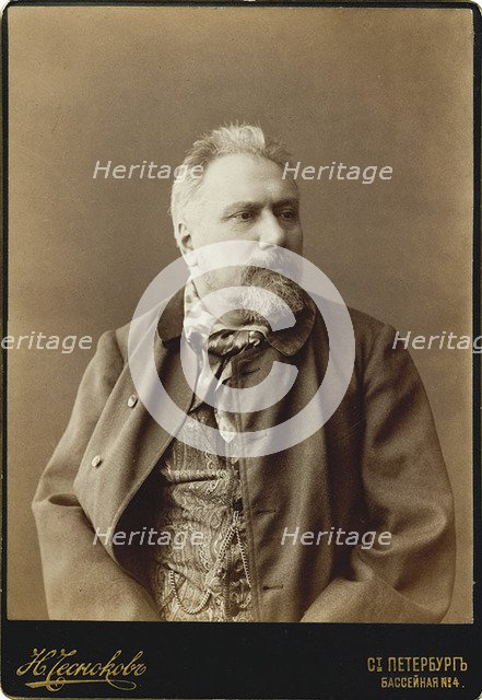 Nikolai Leskov, Russian author, 1888. Artist: Chesnokov