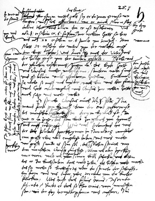Facsimile of Martin Luther's handwriting, 1903. Artist: Unknown