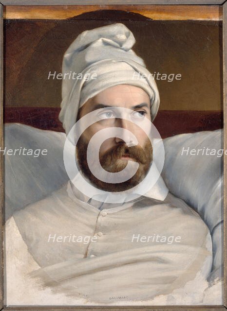 Portrait of Auguste Hesse (1795-1869), history painter, member of the Institute, c1870. Creator: Nicolas Auguste Galimard.