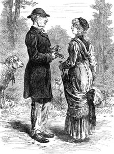 Odd Sketches at the Zoological Gardens: Wool-Gatherers, 1881. Creator: Unknown.