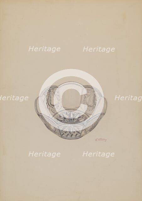 Dessert Dish, c. 1941. Creator: Joseph Mitry.