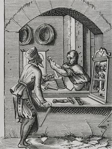 Wire worker, 16th century, (1878).  Creator: Unknown.