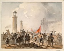 The French Revolution of 1848, 1850. Artist: Dell'Acqua, Cesare (1821-1905)