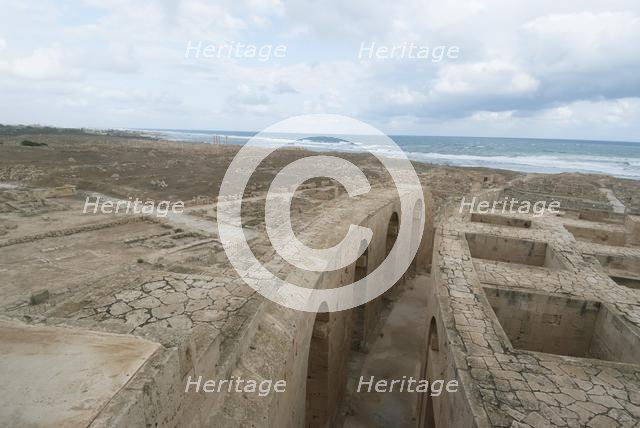 Libya, Sabratha, Theatre, 2007. Creator: Ethel Davies.