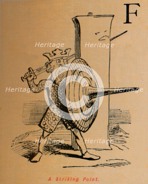 'A Striking Point', c1860, (c1860).  Artist: John Leech.