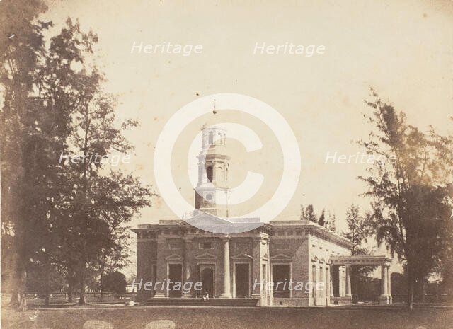 Dum Dum Church, 1850s. Creator: Captain R. B. Hill.