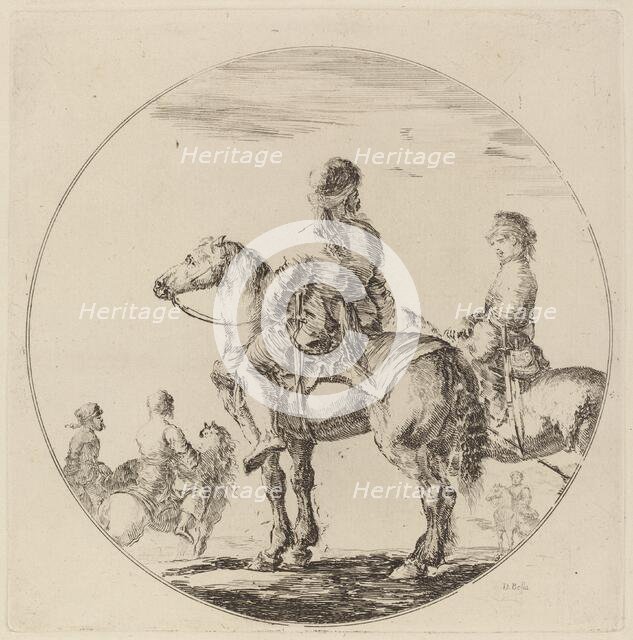 Two Polish Cavaliers. Creator: Stefano della Bella.