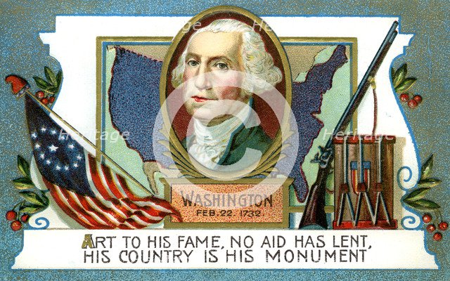 George Washington (1732-1799), American president, 18th century. Artist: Unknown