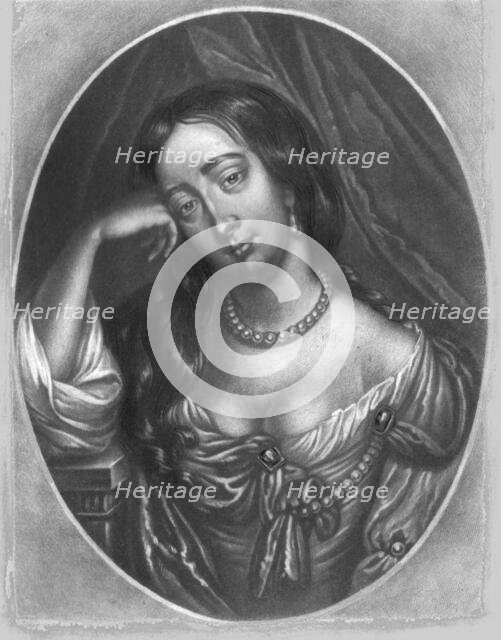 ''Barbara, Duchess of Cleveland, from an original drawing by Faithhorne; Obit 1709', 1814. Creator: Richard Earlom.