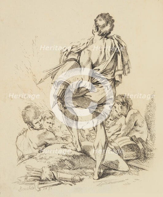 New Book of Various Figures, 1751. Creator: Francois Boucher.