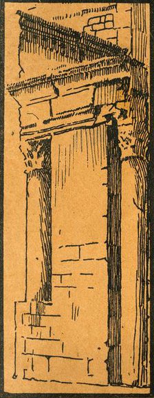 'Le portique du Forum attenant a l'Hotel du Nord-Pinus', c1920s. Creator: E Laget.