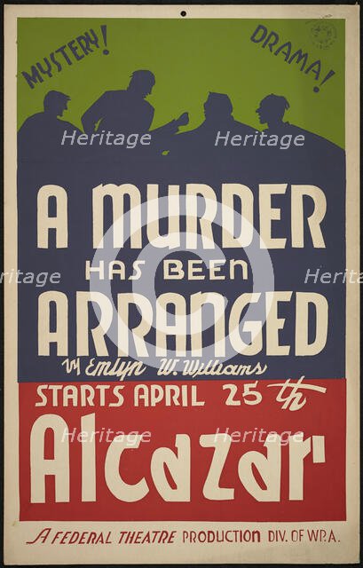 A Murder Has Been Arranged, San Francisco, 1938. Creator: Unknown.