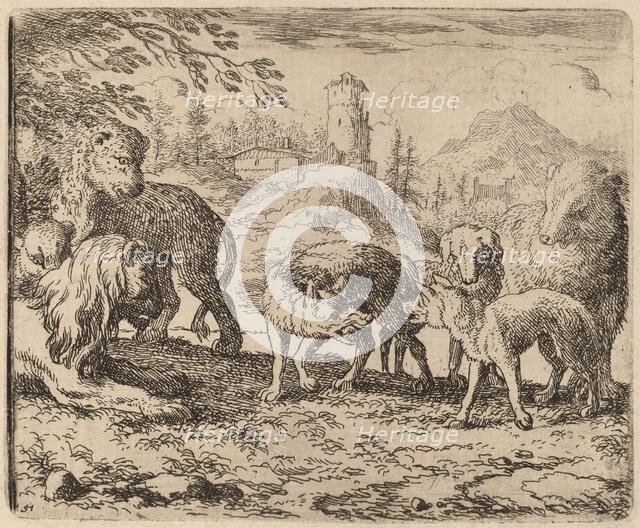 Reynard Condemned, probably c. 1645/1656. Creator: Allart van Everdingen.