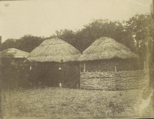 Haystacks, 1850s. Creator: Unknown.