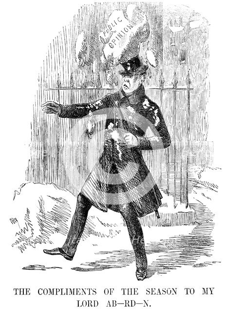 George Gordon, 4th Earl of Aberdeen (1784-1860), Scottish statesman, 1854. Creator: Unknown.