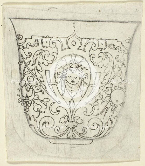 Plate 1, from XX Stuck zum (ornamental designs for goblets and beakers), 1601. Creator: Master AP.