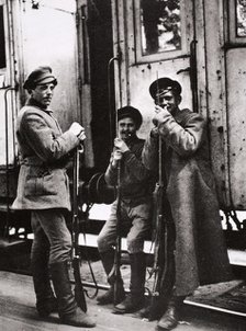 Young Red Guards, Russia, c1917-c1923(?). Artist: Unknown