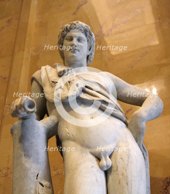 Statue of a resting satyr. Artist: Unknown