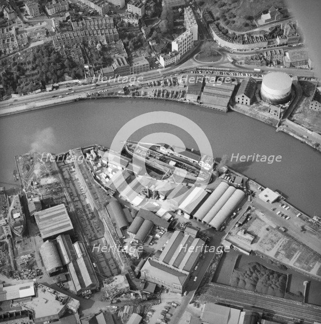 The SS 'Great Britain' in Great Western Dry Dock, Bristol, 1973. Artist: Aerofilms.