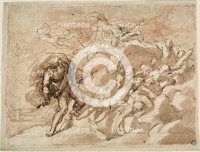 Juno Commanding Aeolus to Release the Winds, n.d. Creator: Unknown.