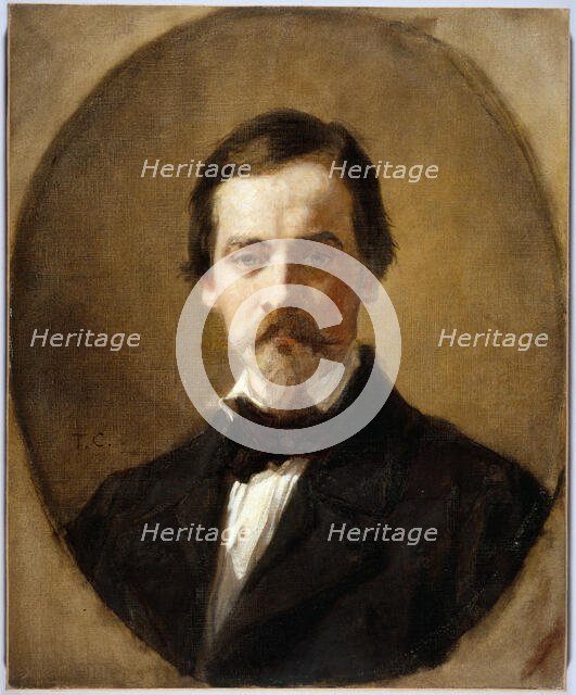 Emile César Victor Perrin, c1840. Creator: Thomas Couture.