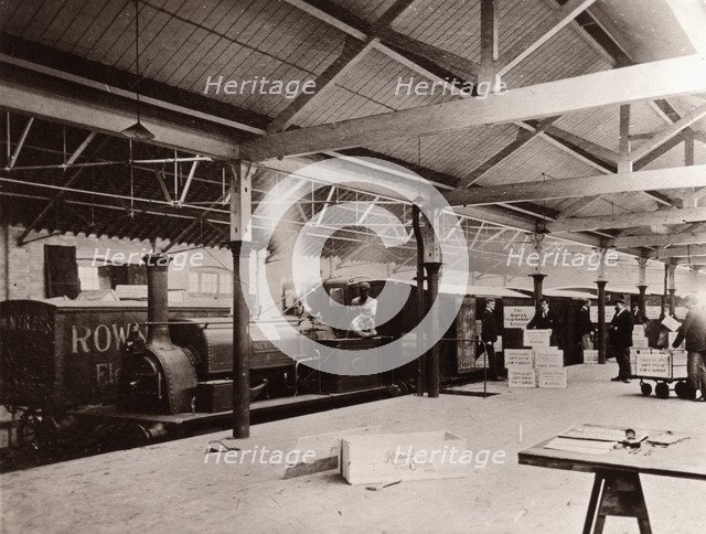 Steam train Newton  with crates of cocoa, York,  Yorkshire, 1901. Artist: Unknown