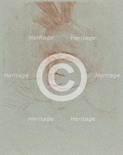 Bust of Mlle. Marcelle Lender, Turned Three Quarters (Mlle. Marcelle Lender en buste...), 1898. Creator: Henri de Toulouse-Lautrec.