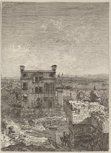 The House with the Peristyle, 1741. Creator: Canaletto.