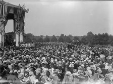 Shadow Lawn, Nj. - Summer White House, Notification Ceremonies, Crowd On Lawn, 1916. Creator: Harris & Ewing.