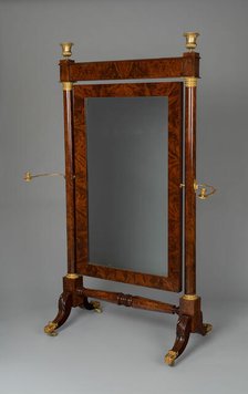 Dressing Mirror, c. 1820. Creator: Duncan Phyfe.