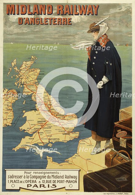 Midland Railway d'Angleterre, 1900s. Creator: Anonymous.