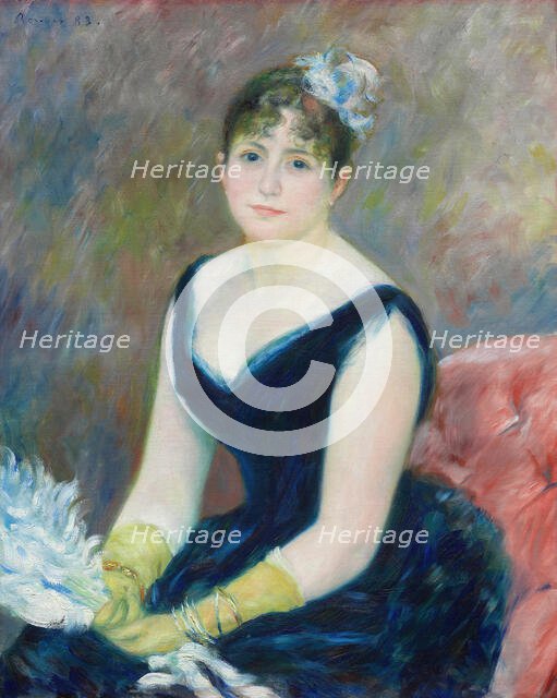 Madame Léon Clapisson, 1883. Creator: Pierre-Auguste Renoir.