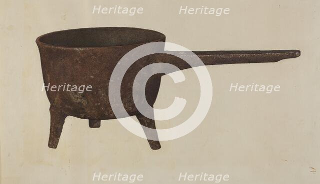 Iron Kettle, c. 1939. Creator: Herndon Hightower.