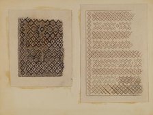 Material Woven from Cat-tails, c. 1935. Creator: Melita Hofmann.