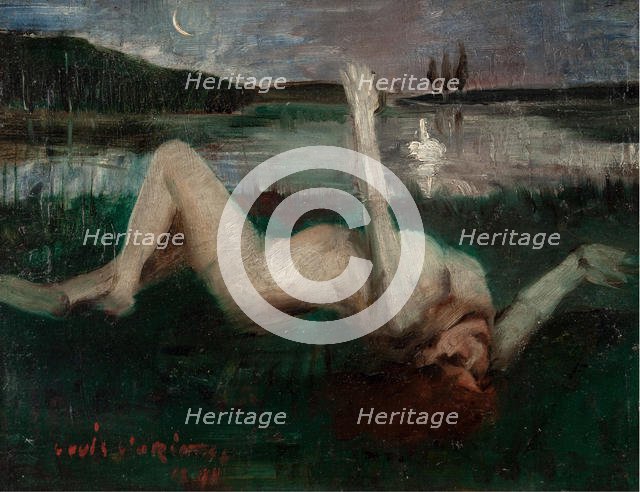 Leda, 1890. Creator: Corinth, Lovis (1858-1925).