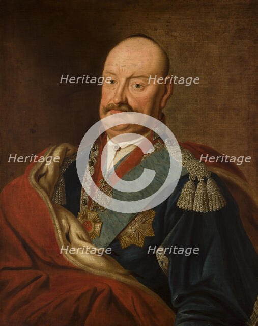 Portrait of Karol Stanislaw Radziwill "Panie Kochanku" (1734-1790), Voivode of Vilnius, 1786. Creator: Konstanty Aleksandrowicz.