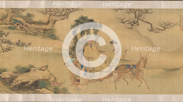 Portrait of Shaoyu in the guise of Liu Ling, ca. 1795. Creator: Unknown.