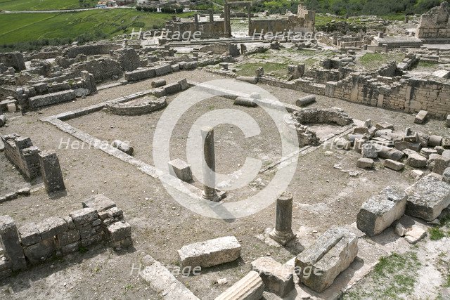 The Aghlabid Baths at Dougga (Thugga), Tunisia. Artist: Samuel Magal