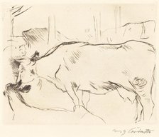 Kuhstall II (Cow Barn II), 1914. Creator: Lovis Corinth.