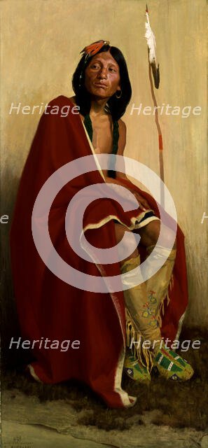 Elk-Foot of the Taos Tribe, 1909. Creator: Eanger Irving Couse.