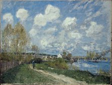 Été à Bougival (Summer at Bougival), 1876. Creator: Sisley, Alfred (1839-1899).